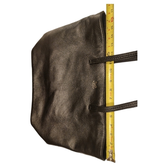 Johnny Was Tippi Tote Black Pebbled Leather - Picture 3 of 11